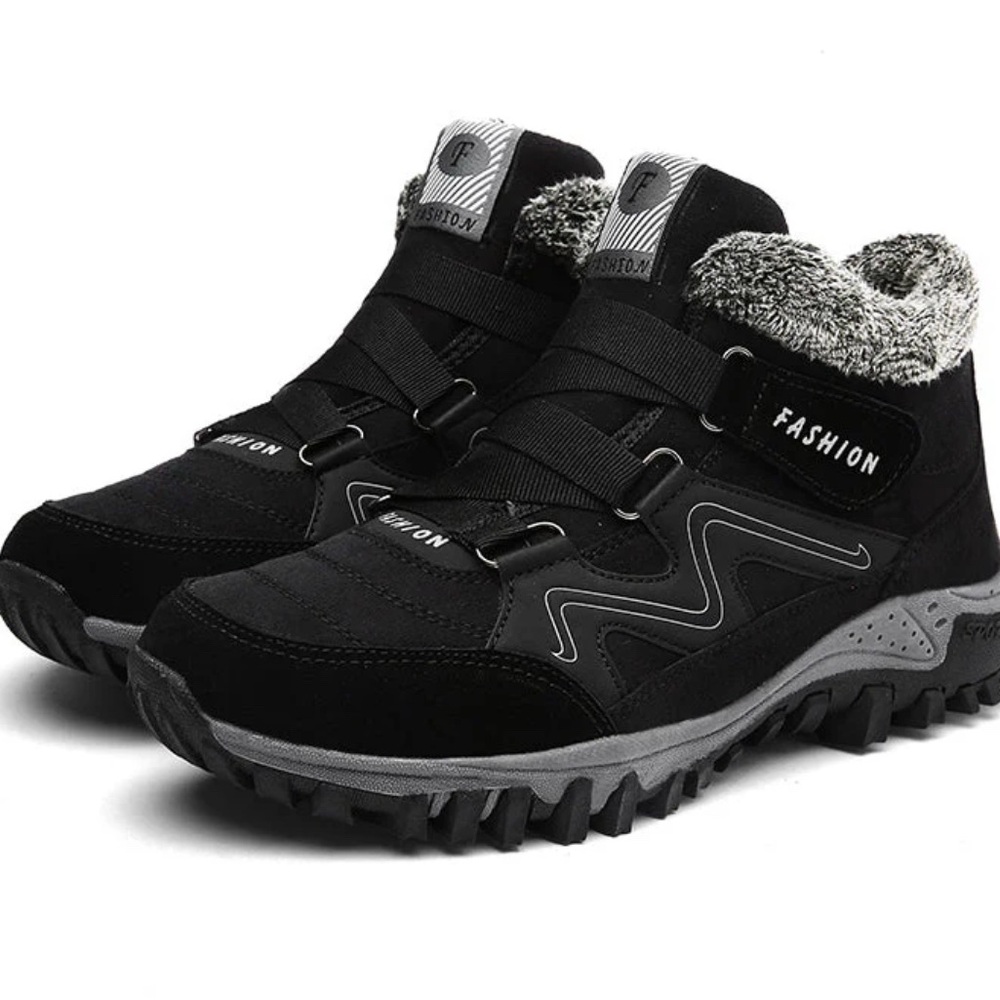 Orthofit Women's Black Hiking Shoes - Picture 2 of 3